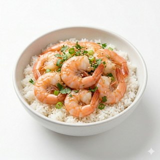 Bol De Arroz Con Gambas