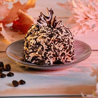 ბანანის და შოკოლადის რულეტი ( 4 - 5 ნაჭრიანი )