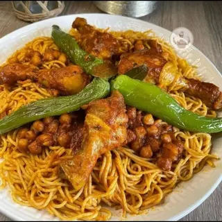 Spaghetti au poulet