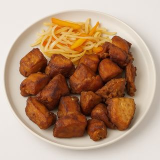 Porc Grillé + Attiéké