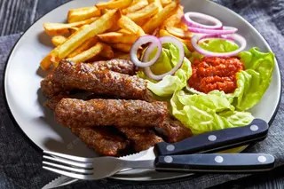 Plato sekh kebab