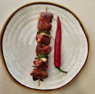 Espetada de Porco com Bacon