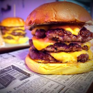 Triple Smash Burger