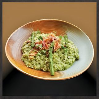 Rižoto sa šparglom i piletinom