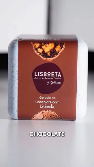 Gelado de chocolate com Lisboeta by Artisani - 0,50Lt