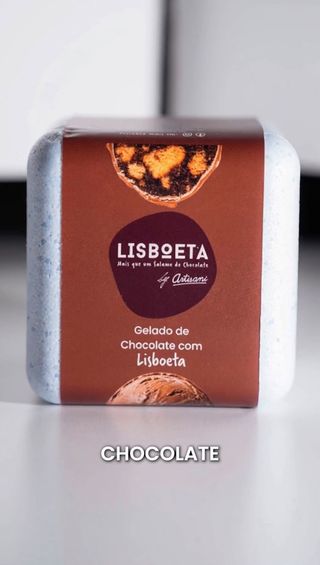 Gelado de chocolate com Lisboeta by Artisani - 0,50Lt