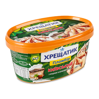 Морозиво «Хрещатик» «Київський торт» 15% (500г)