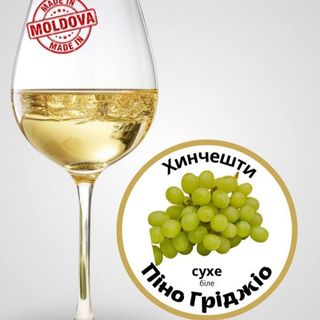 Вино Піно Гріджо Молдова (1л)