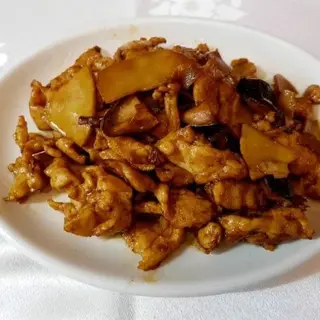 66. Porc Amb Bambú I Bolets Xinesos