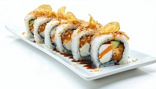156. Uramaki tempura di gamberone