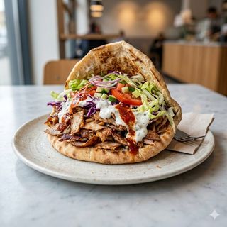 Plato De Döner Kebab
