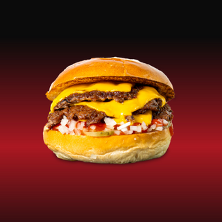 Triple Smash Cheeseburger