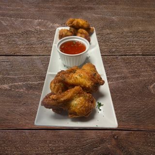 Sweet Chilli Crispy Chicken Wings/Alitas de pollo