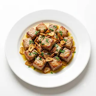 Tapa De Atún Al Ajillo