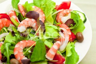 Salada de Camarão