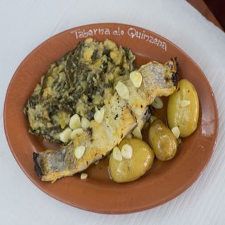 Magusto com Bacalhau Assado