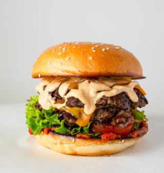 Hamburguesa la cabra loka