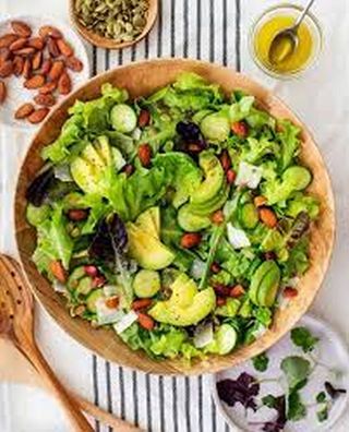 Fresh Green Vegetable Salad