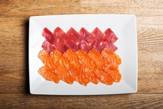 Carpaccio tonno e salmone