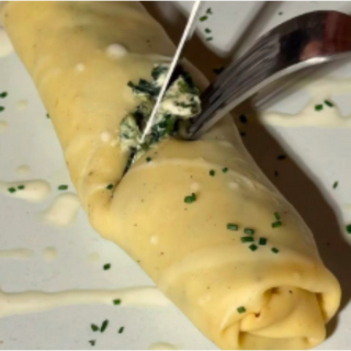  crêpe épinards fromage   