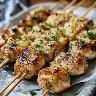 Plat Brochettes Poulet (x3)