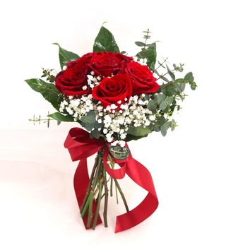 Buquê de rosas vermelhas