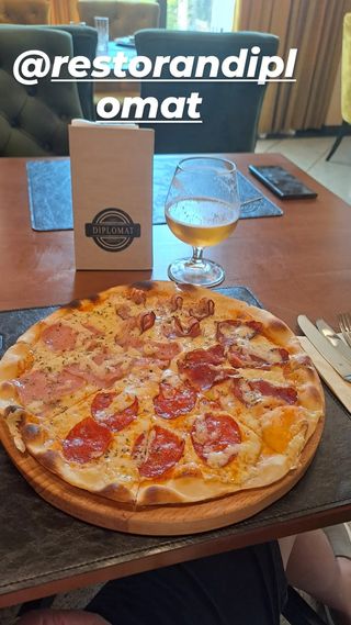 Pizza Diavolo srednja 400gr