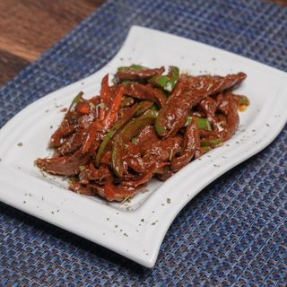 Jamaican pepper steak