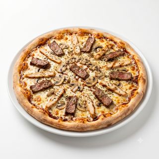 Pizza Hawái Barbacoa (Mediana)