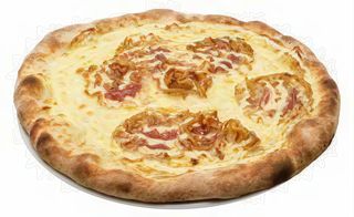 Pizza carbonara