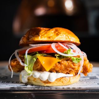 Roasted chicken alioli 