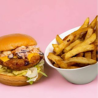 Menu Korean Slaw Burger