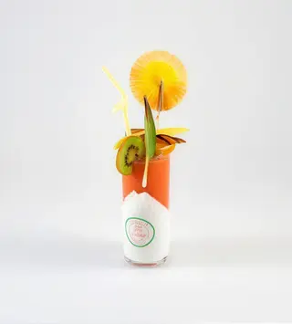 Jus De Mangue Et Fraise