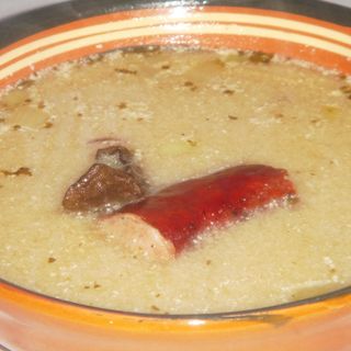 Zupa zalewajka z wkładką