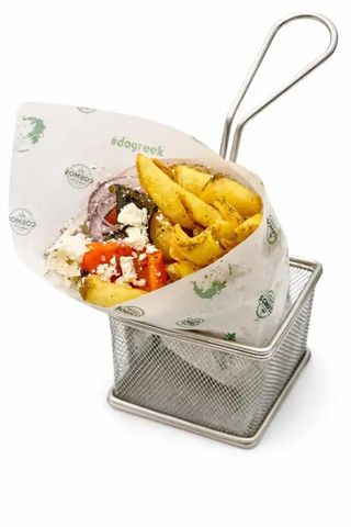 Pita grill. warzywa z fetą
