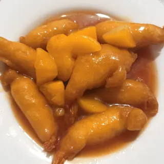46-Gambas Rebozada Con Salsa Agridulce separada
