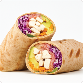  Wrap Poulet grille crudites   