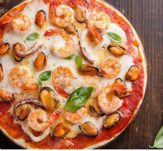 Pizza De Mariscos