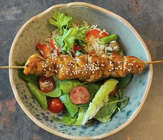 Якіторі курка з рисом