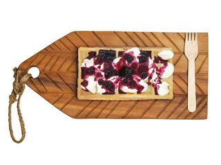 ვაფლი კენკრის ჯემით და არაჟანით