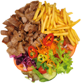 Vaschetta / piatto misto kebab grande