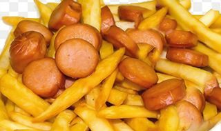 Porz. Würstel e patatine