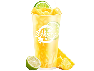 Pineapple ice tea