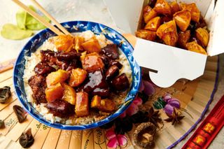 Orez + Rata cu portocale