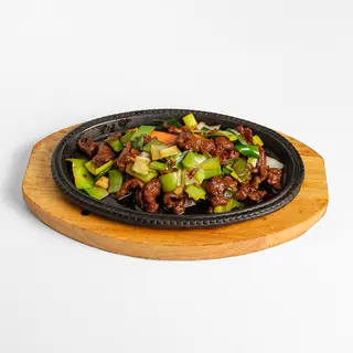 86. Tie pan mongolsko meso (ljuto)