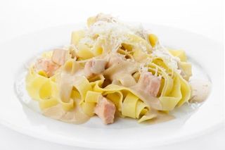 Паста с лососем