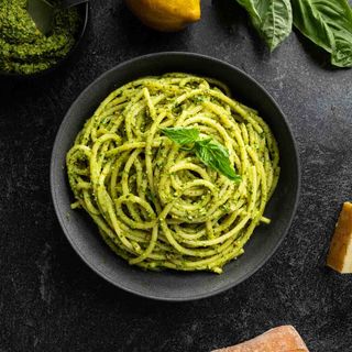 Espagueti al Pesto 