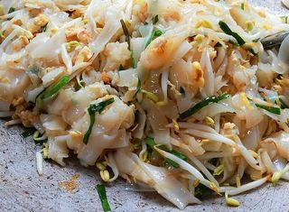 Kueyteow goreng putih (sin gluten) 
