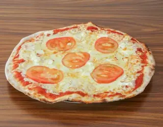 Pizza con queso de cabra