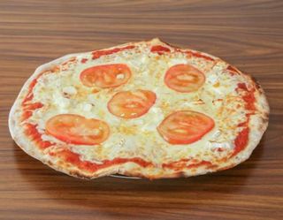 Pizza con queso de cabra